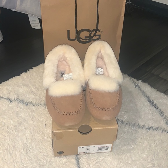 Womens UGG dakota spill seam in chesnut - Picture 1 of 5